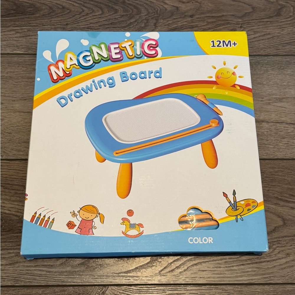 Magnetic Drawing Board for Kids - Blue